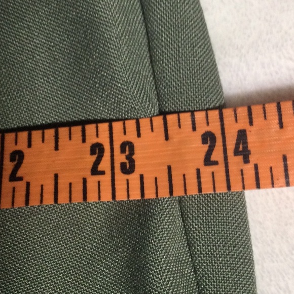 🍎 BRIGGS NEW YORK KHAKI GREEN SLACKS with ELASTIC WAISTBAND - Picture 12 of 16
